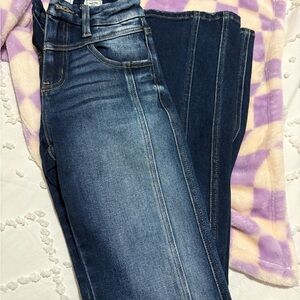 KanCan Blue Flare Wide Leg Jeans